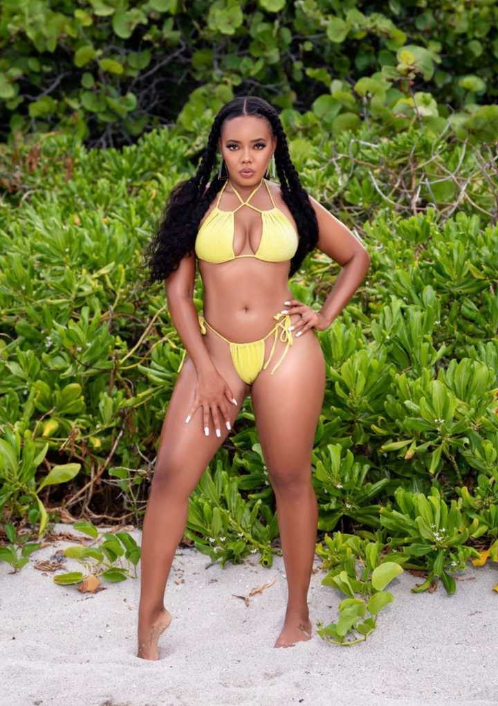 Angela-simmons-x-vanity-couture-2021-swimwear-collection-daryann-bikini-set-womens-sexy-swimsut-yellow-multi-way-tie-up